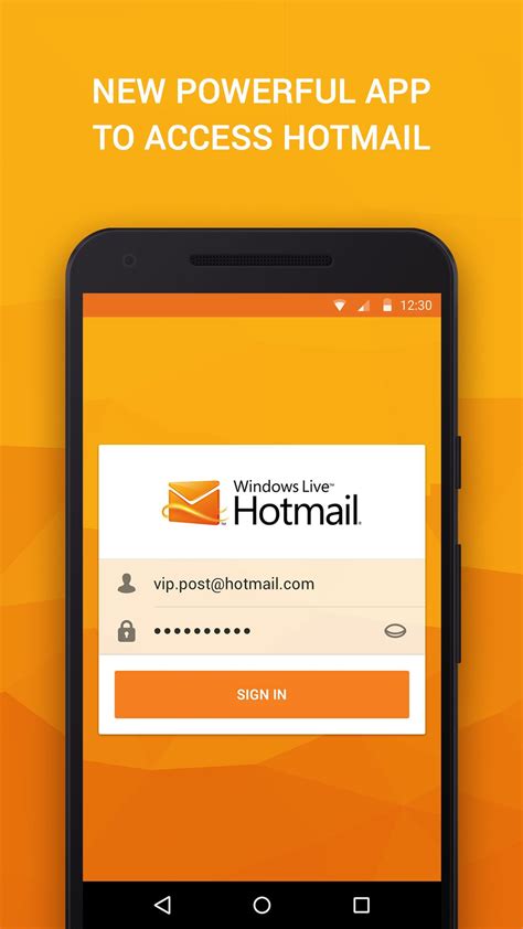 hotmail sign in app|download hotmail email app.